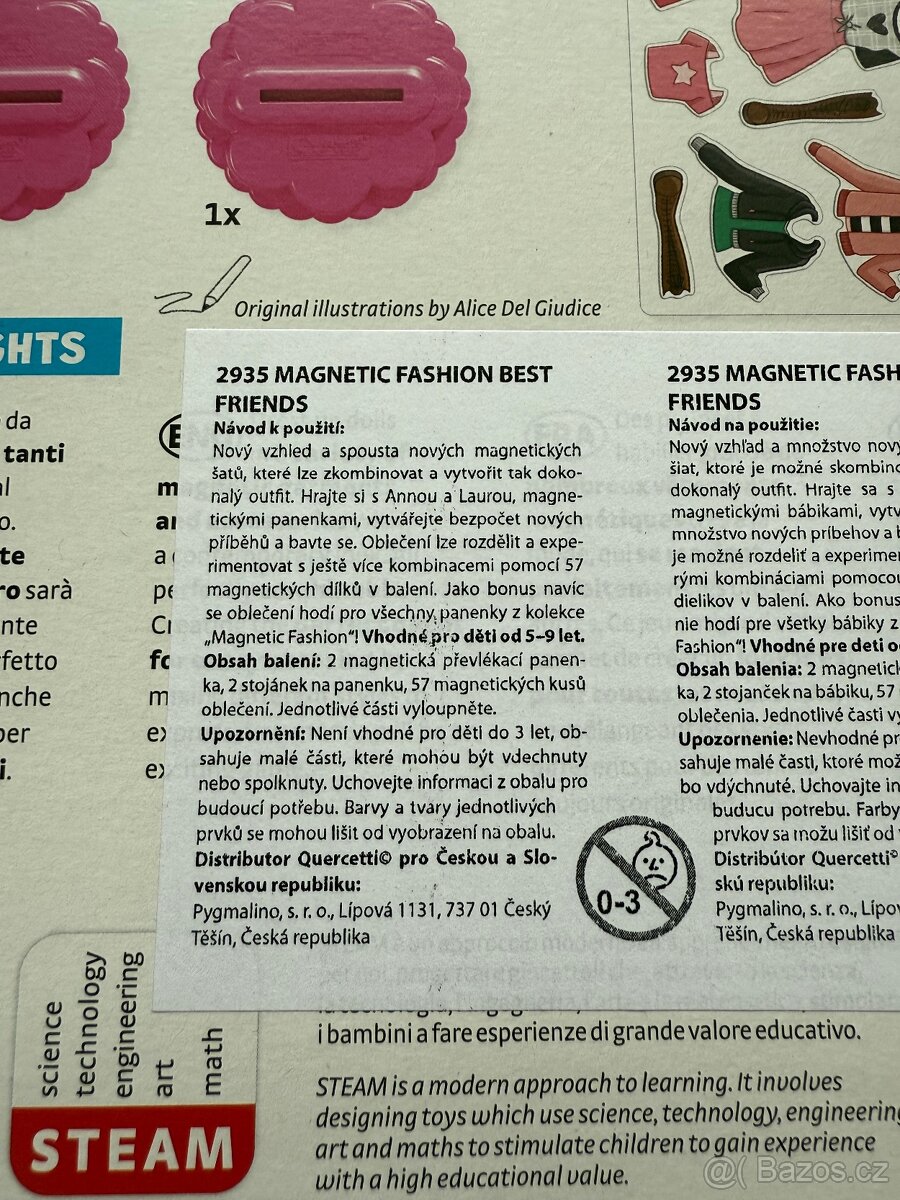 Magnetické převlékací panenky NOVÉ - 3