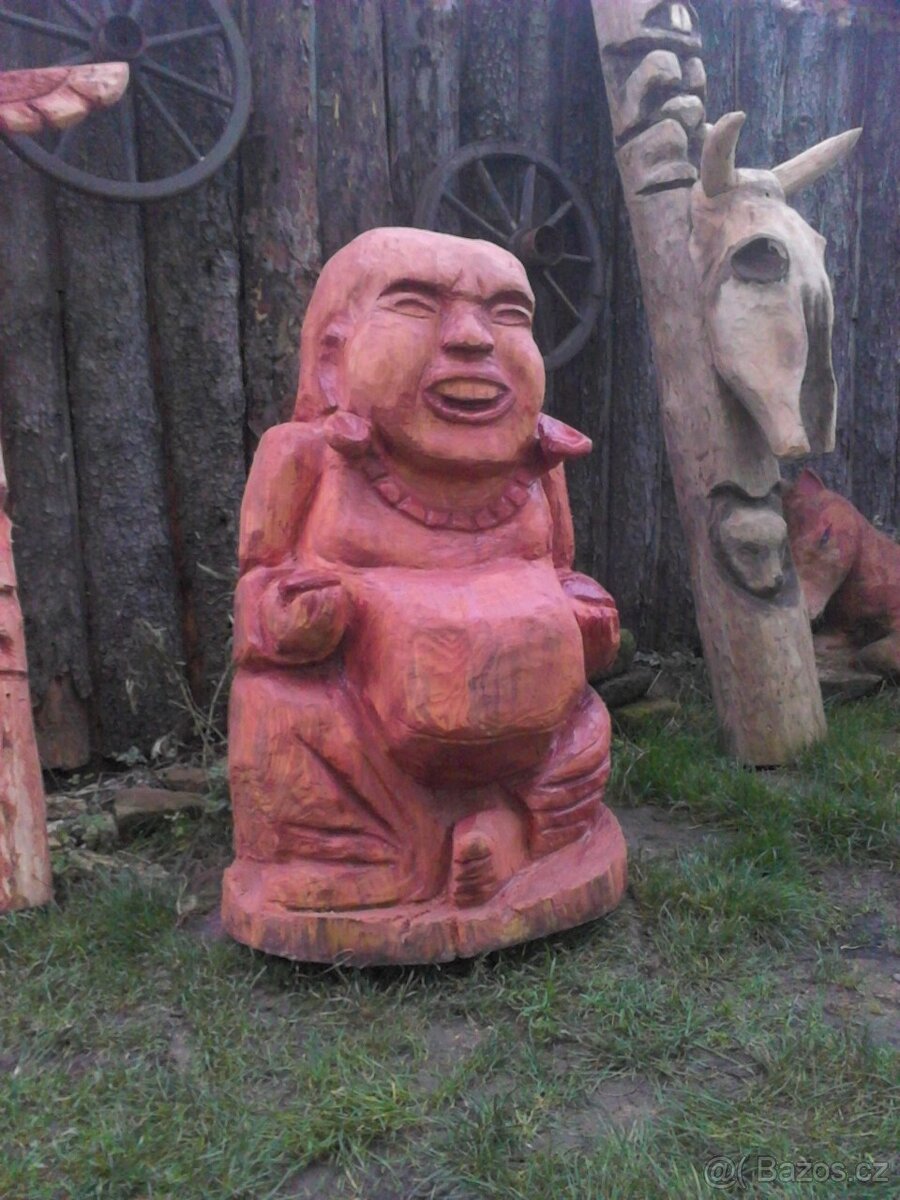 dřevěné sochy od známého sochaře - 3