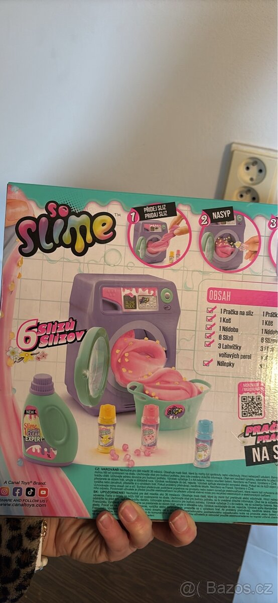 Pračka na sliz so slime - 3