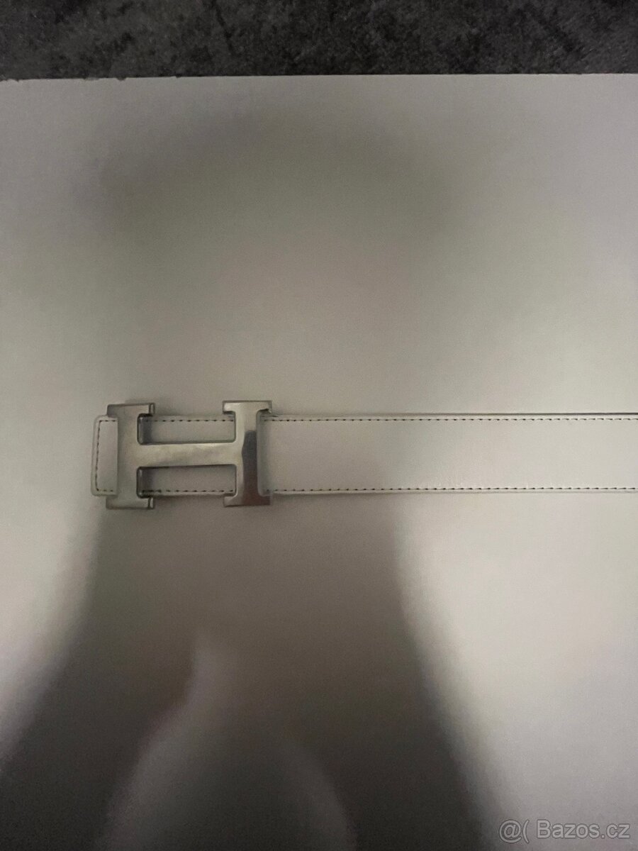 🐍 white hermès h-buckle belt set – ultimate summer flex ⚡️ - 3