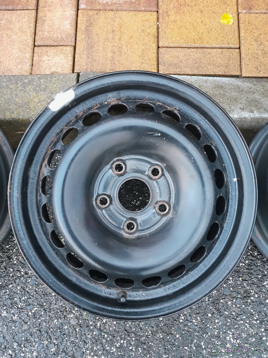 Plechové disky R15, 5x112, 6J ET45 - 3
