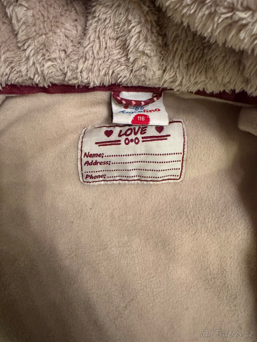 Zimní bunda Topolino vel 116 - 3