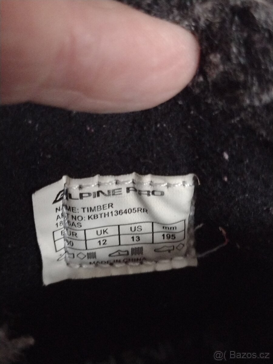 Zimní boty AlpinePro vel. 30 - 3