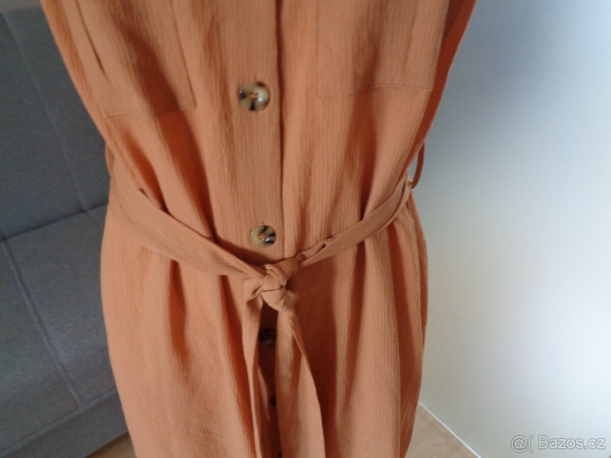 letní šaty hnědé - 3