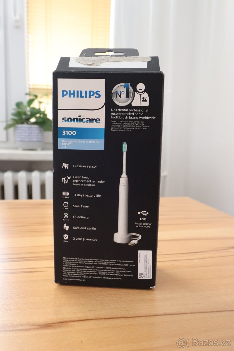 Philips Sonicare 3100 bílý hezký stav - 3