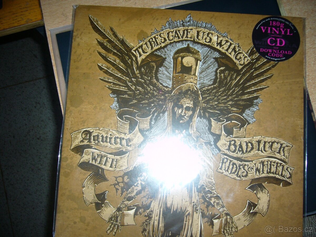 AGUIRRE / BADLUCK RIDES ON WHEEL - split LP - 3