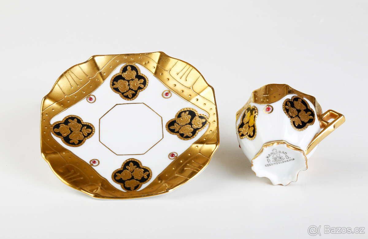 Hrníček s podšálkem - ŠaPo - Karlovarský porcelán - 3