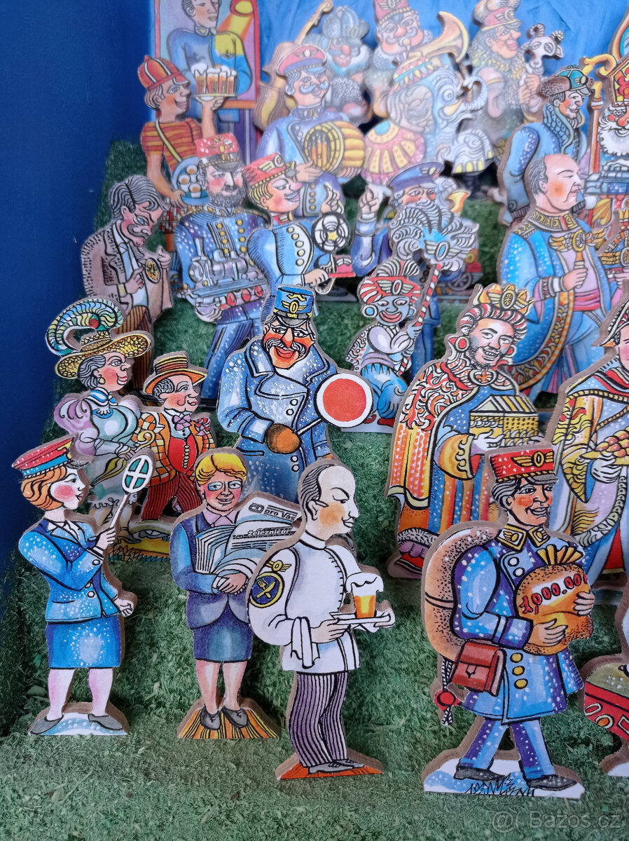 Vyřezávaný betlém železniční - 3