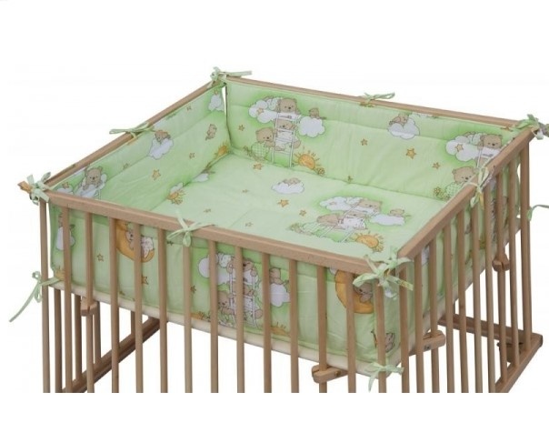 Dřevěná dětská ohrádka Scarlett Honzík BUK 99x78 - 3