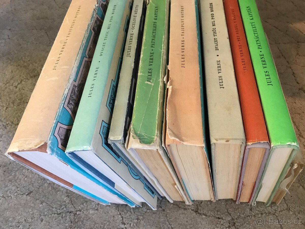 Retro dobrodružné knihy - Jules Verne - 3