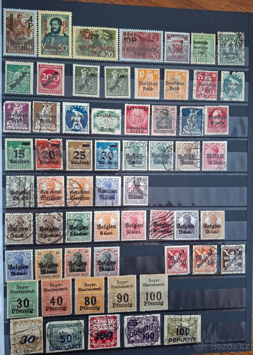 Poštovní známky - přetisky - 3