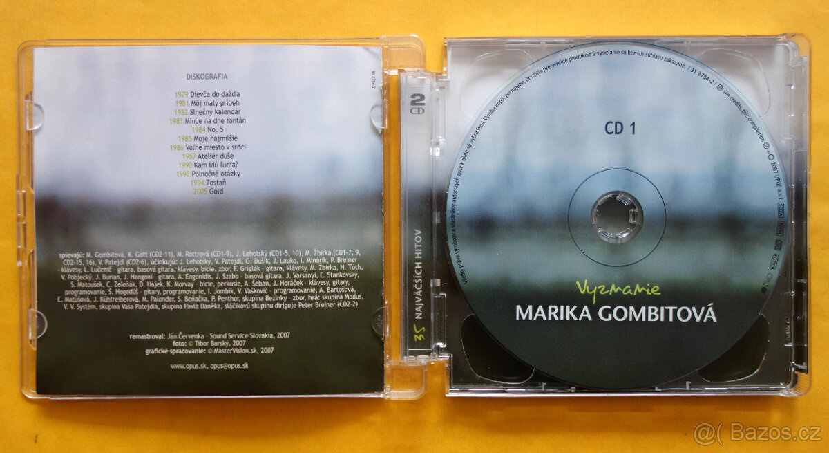 2CD Marika Gombitová – Vyznanie / 35 největších hitů / RARE - 3