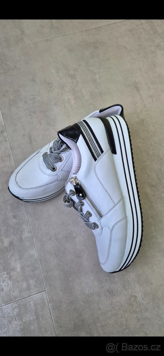 Remonte dámské kožené sneakersy - 3