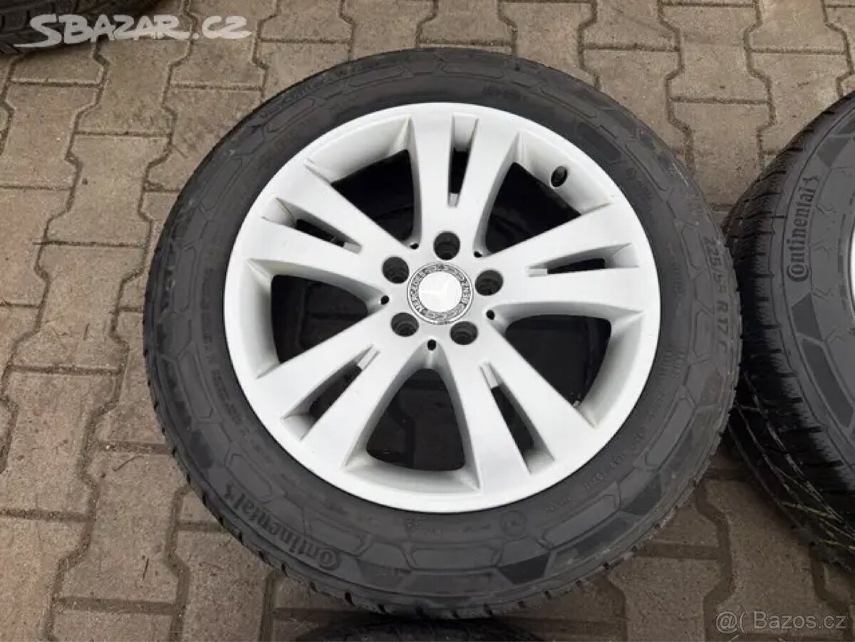 4x al kola 5x112 + pneu zimní 225/55 R17C - 3