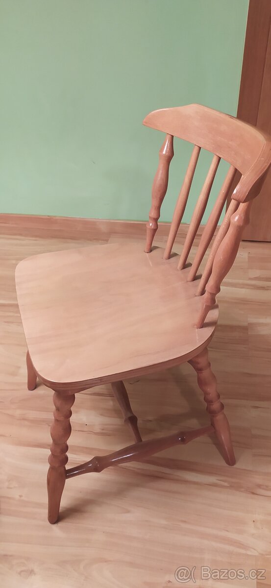 Stůl a židle rustikální z masívu - 3