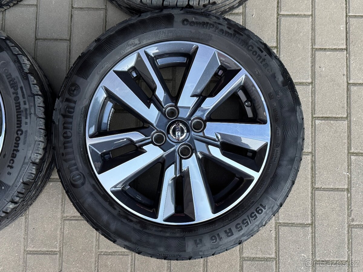 Alu kola Nissan 16 4x100 / pneu 195/55/16 - 3