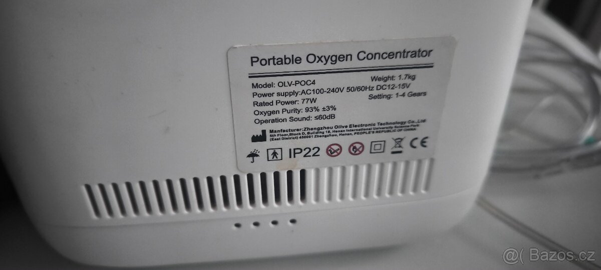 Kyslíkový koncentrátor OLIVEPOC-4 - 3