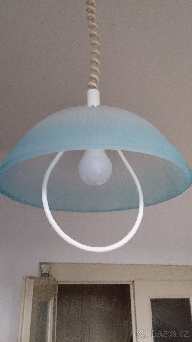 Skleněný stahovací lustr - 3