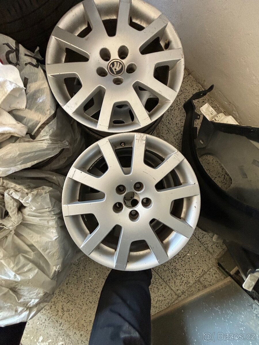 Disky ALU Rs 5x100 Škoda - 3