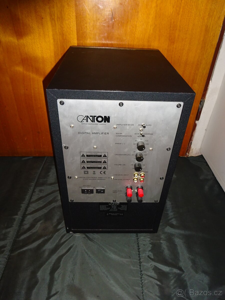 aktivní subwoofer CANTON AS 85.3 CS - 3