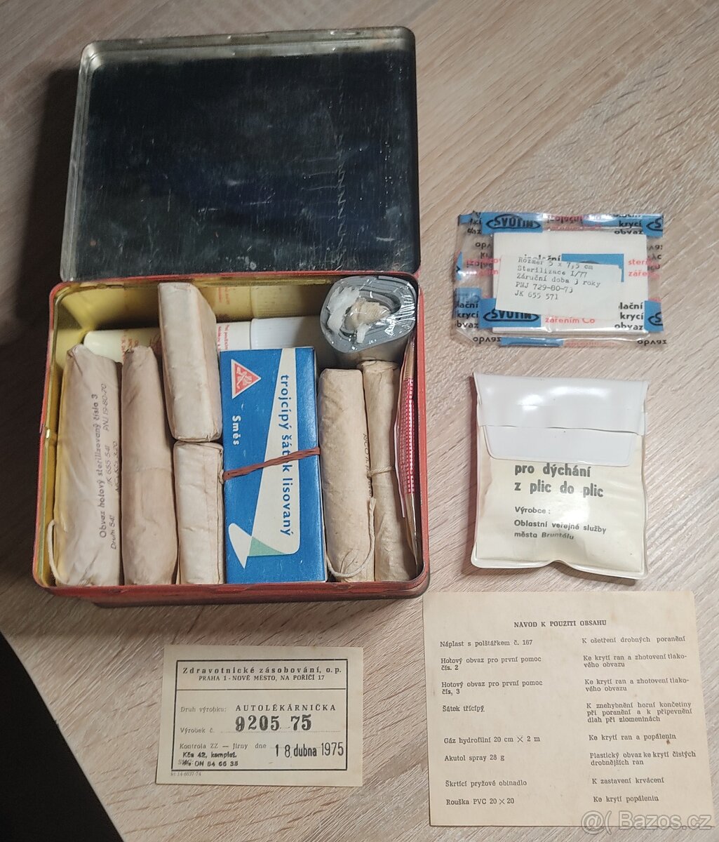 Autolékárnička SANITAS 1975 vybavená - 3