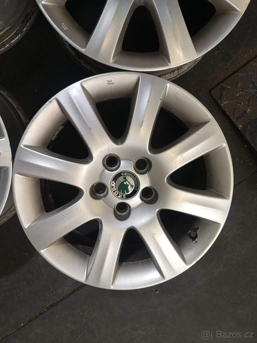 Alu kola 5x100 r15 Škoda - 3