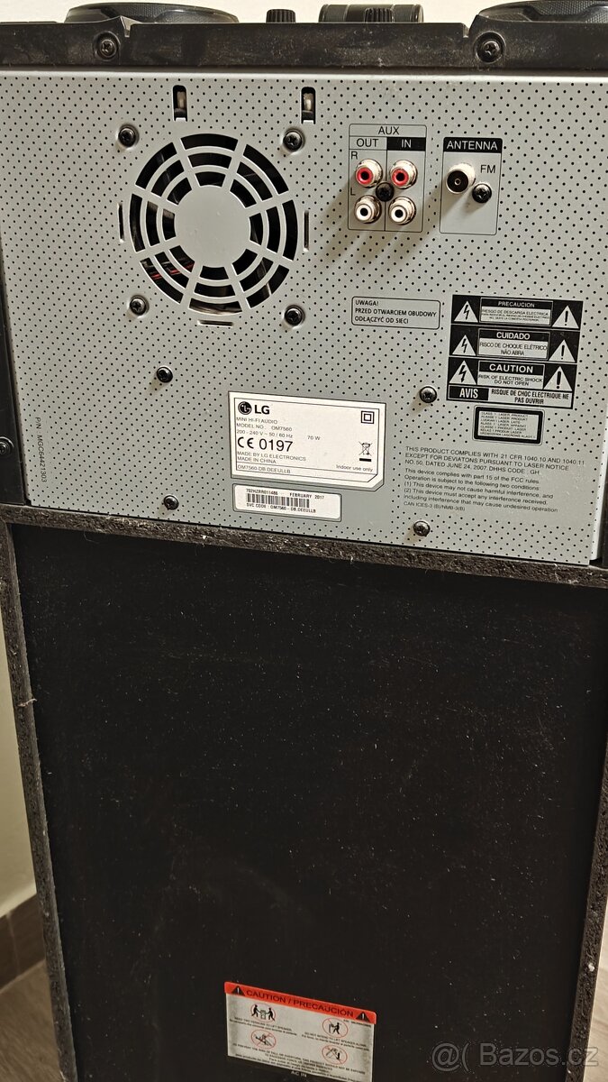 LG OM7560 – výkonný audiosystém, skvělý na párty i karaoke - 3