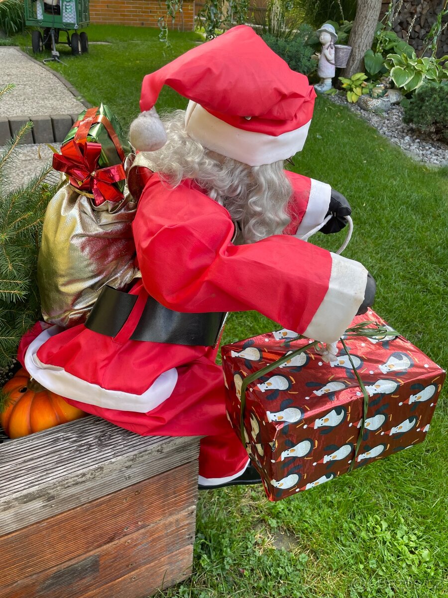 Prodám Vánočního Santu na žebříku - 3