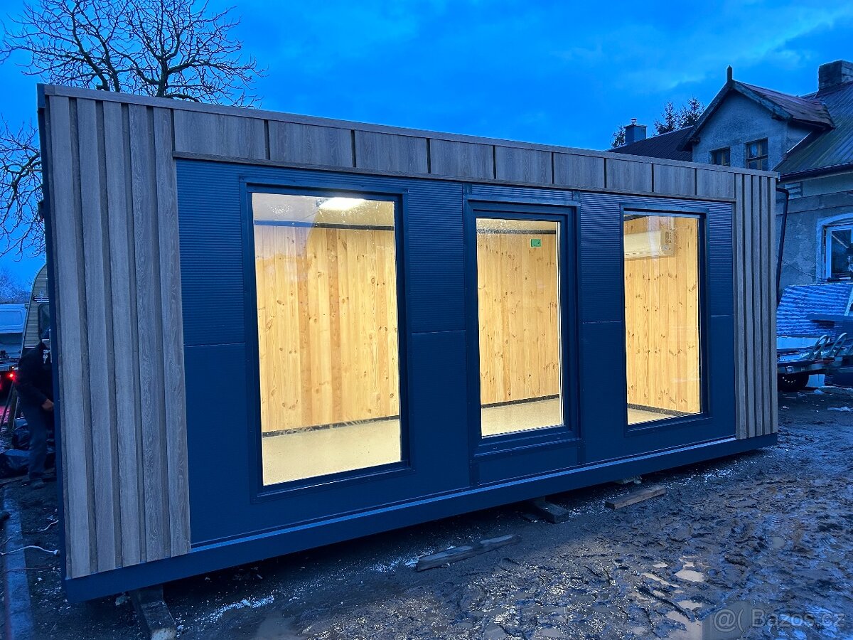 kancelář, modulární dům byt,zahradní domek servisní pavil - 3