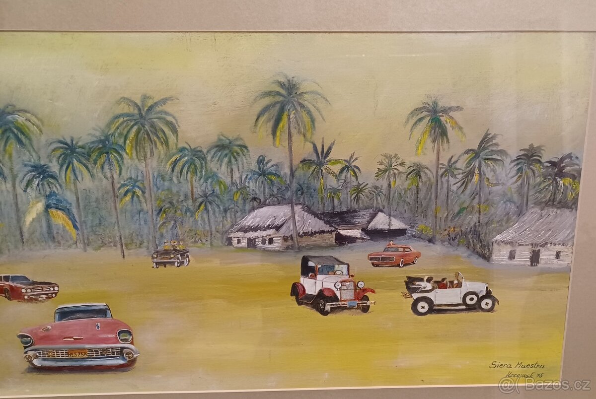 Jindřich Kocourek.Olejomalba na desce. - 3