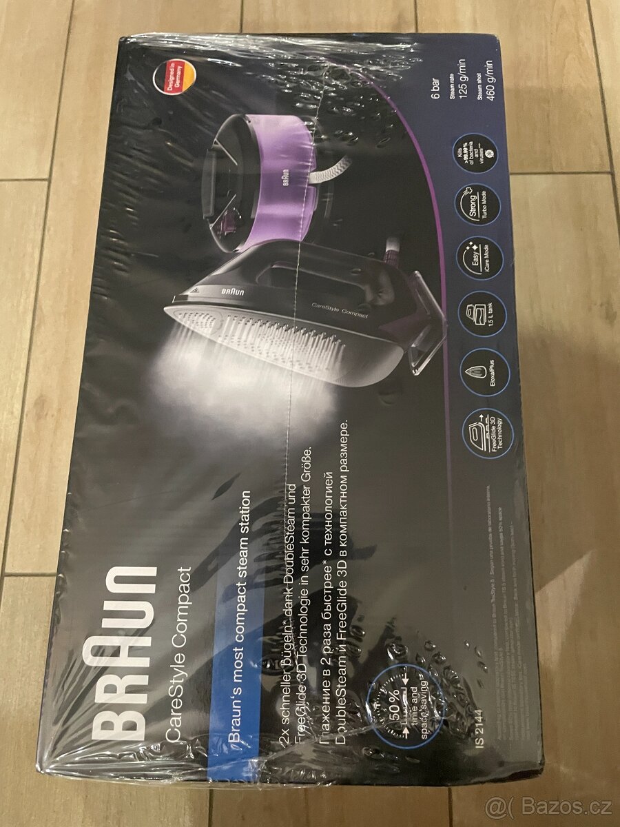 Žehlička Braun CareStyle Compact IS2144.BK černý/fialový - 3