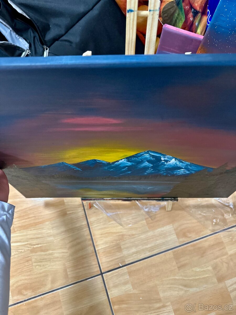 Východ slunce nad horami - 3