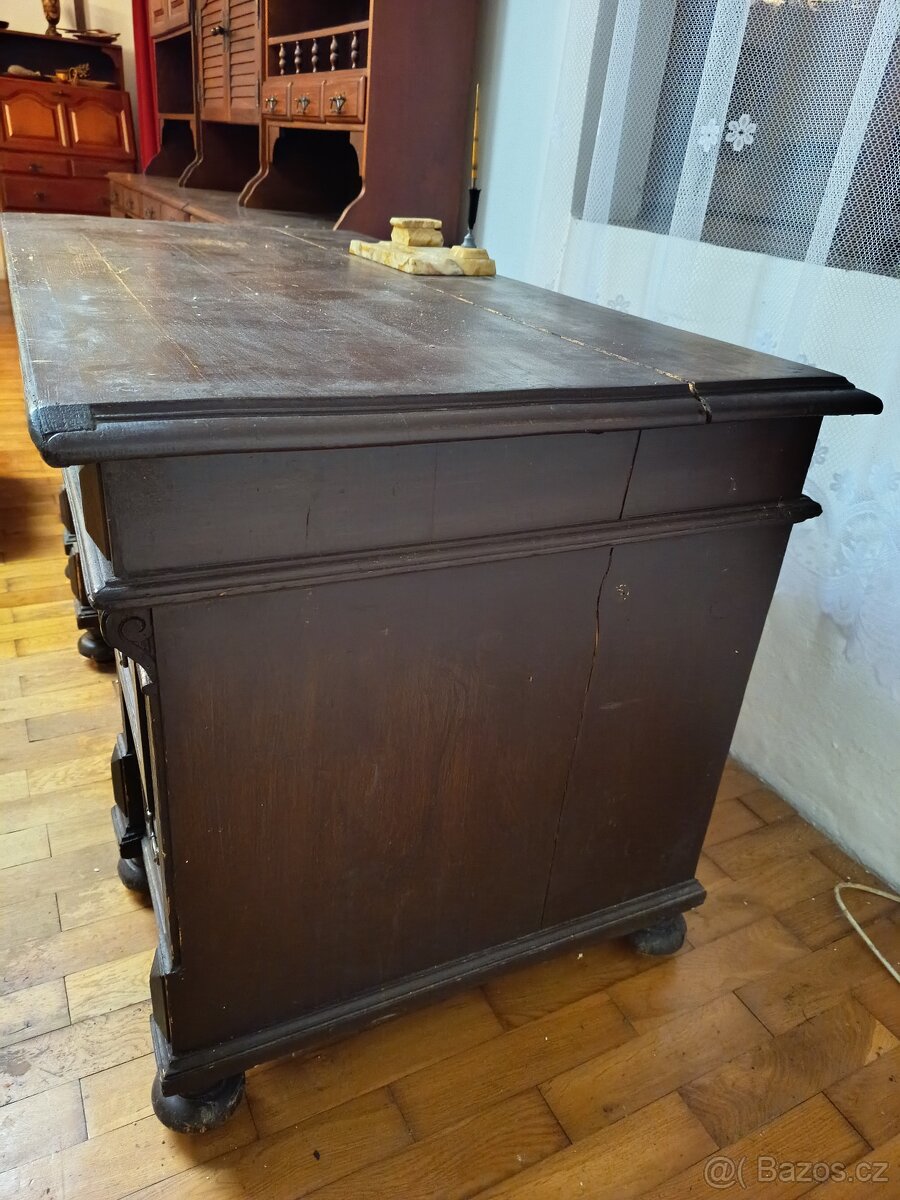 Starožitný psací stůl - 3