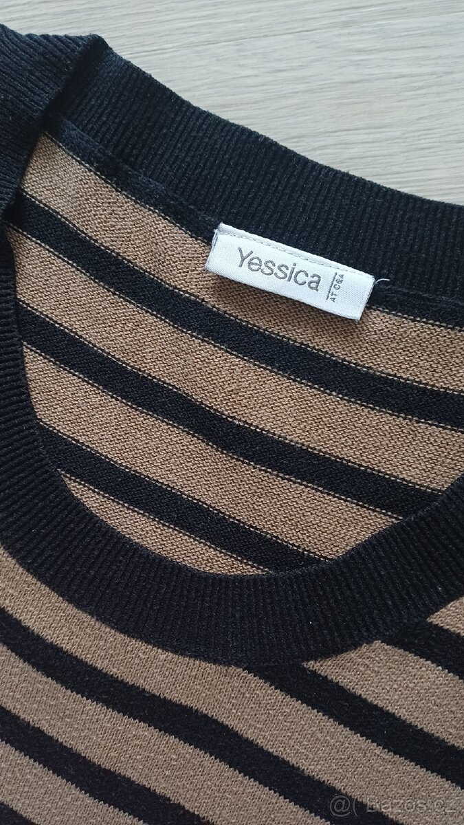 Svetrové šaty zn.Teranova a C&A vel. S - 3