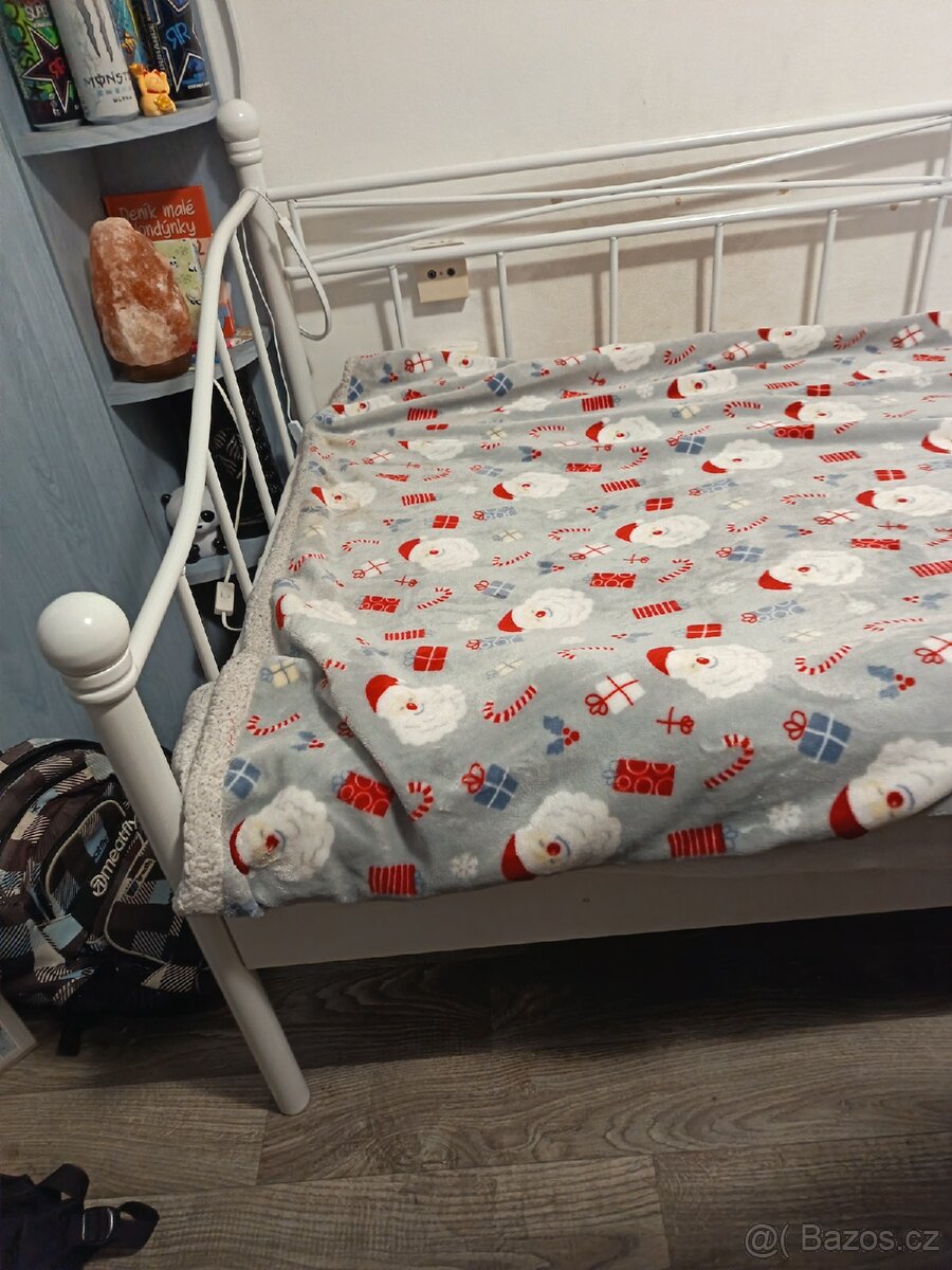 Postel 90x200 kovová - 3