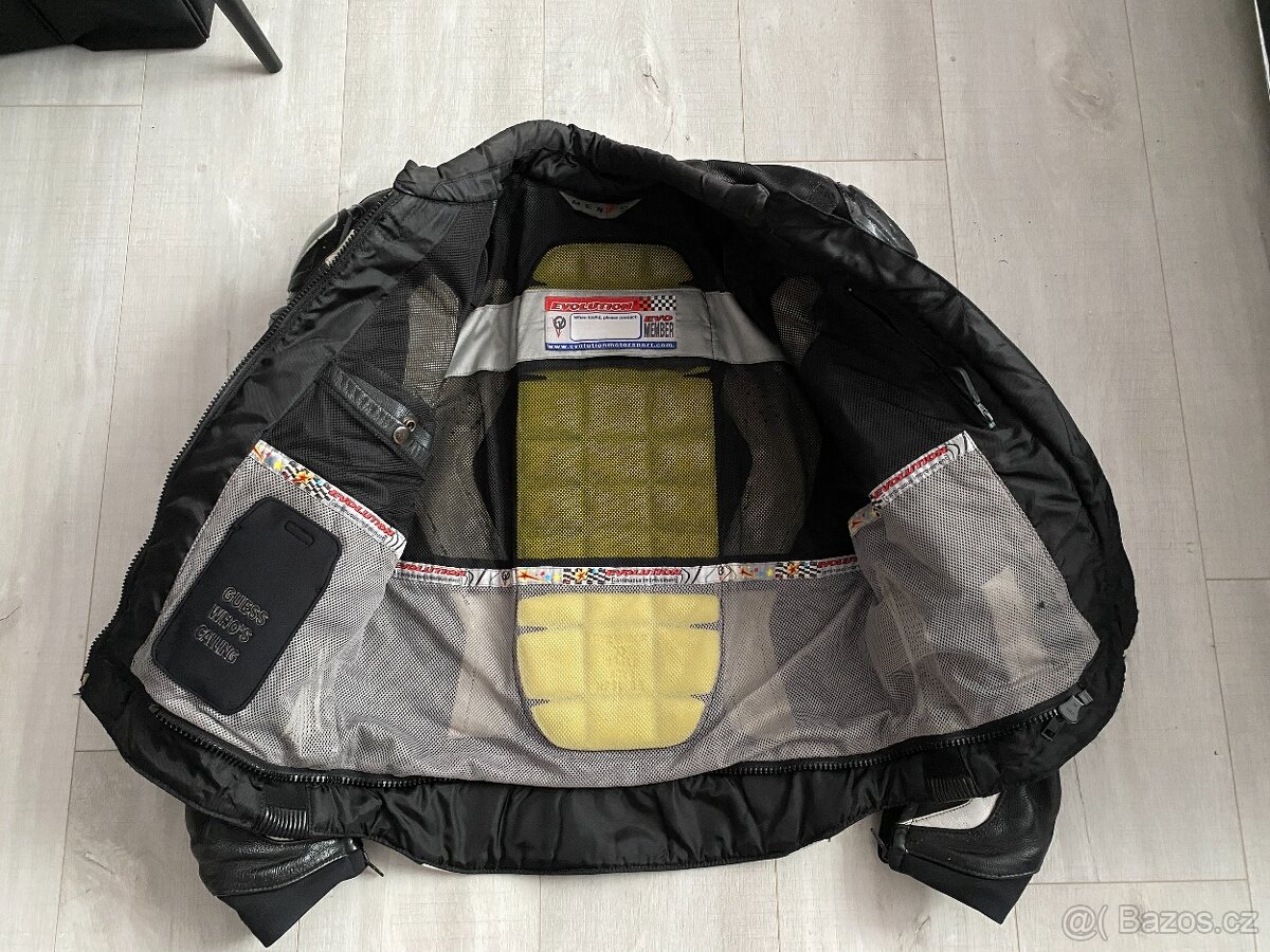 kožená moto bunda a kalhoty - 3