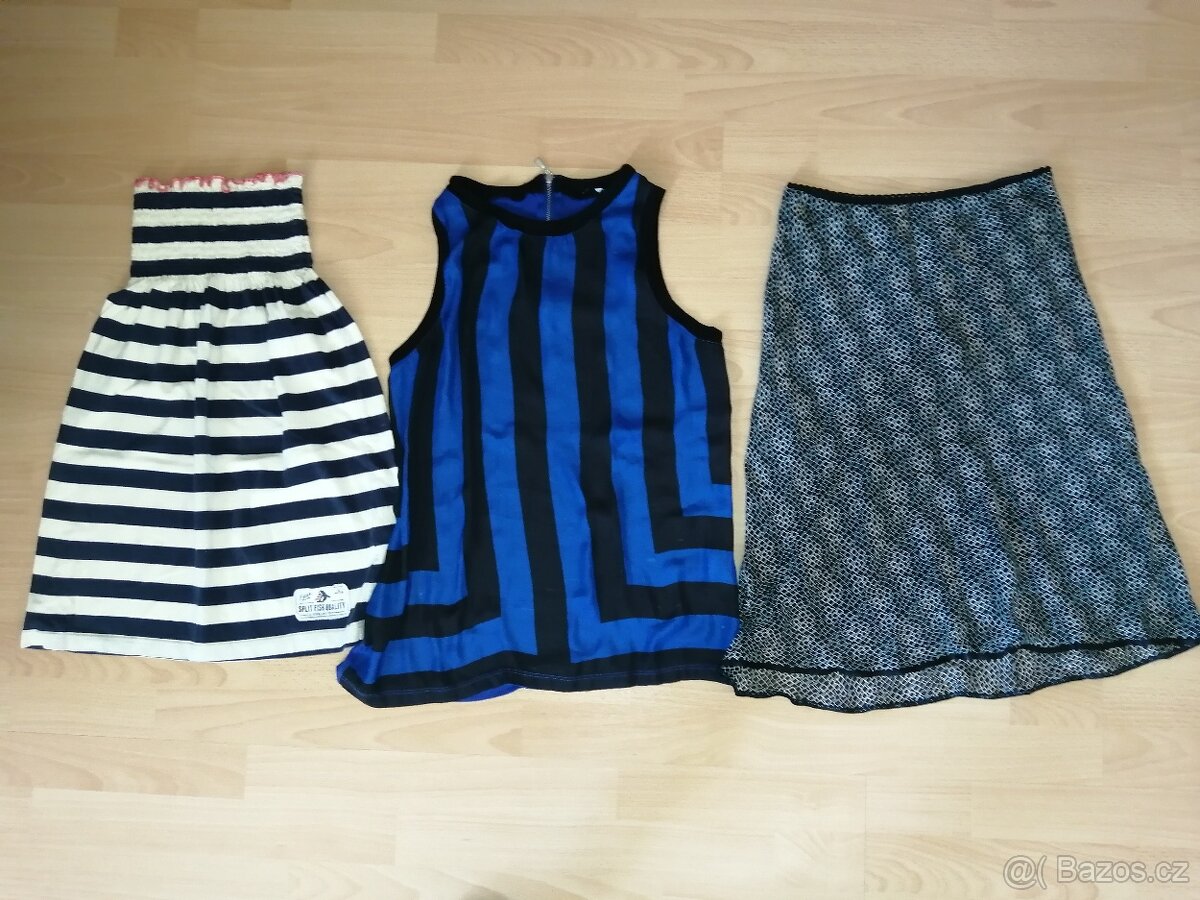 Dívčí šaty a sukně, vel. 152-158-164 - 3