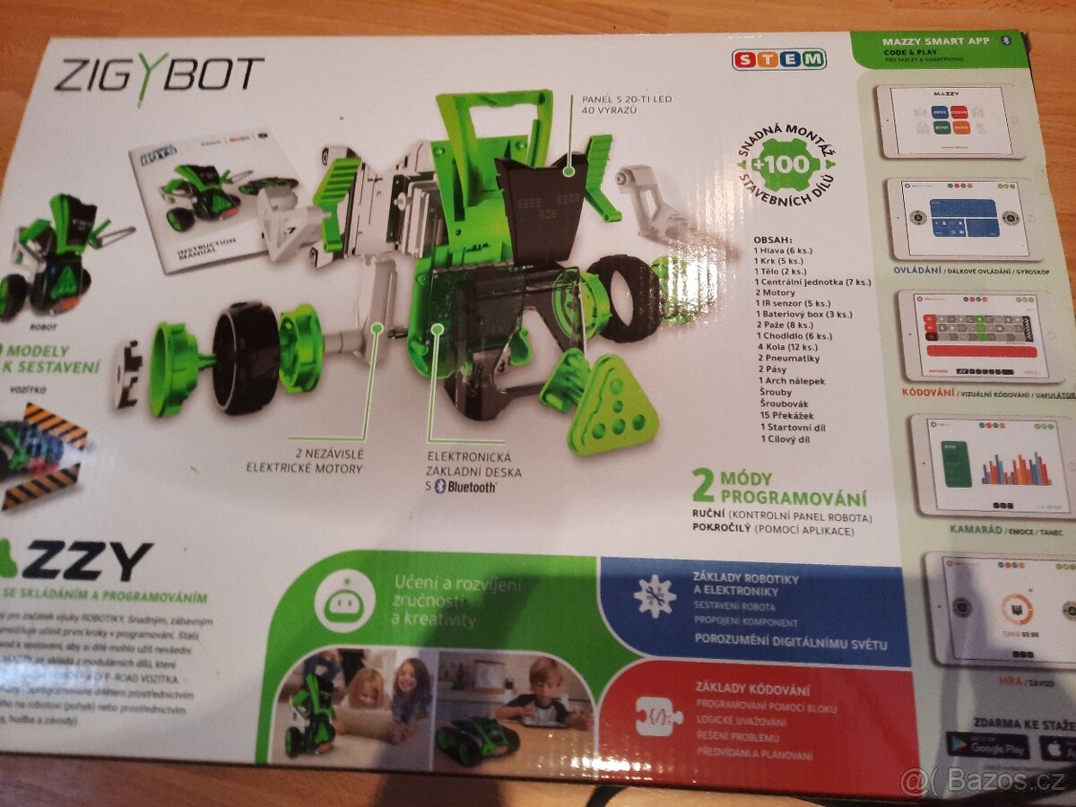 Robot Mazzy - nauč se kódovat - 3