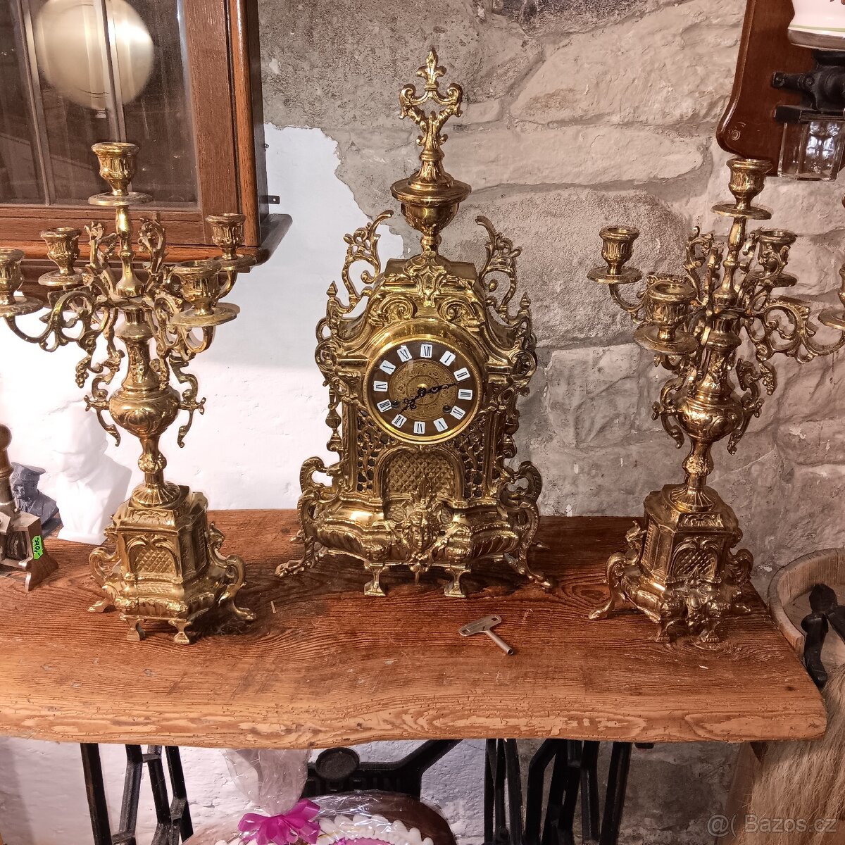 Staré bronzové hodiny - 3