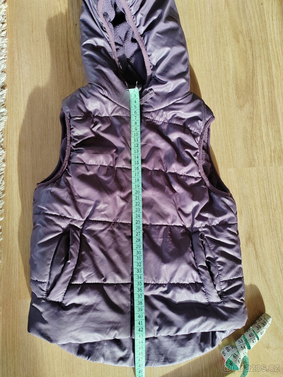 Teplá vesta vel. 116 - 122 - 3