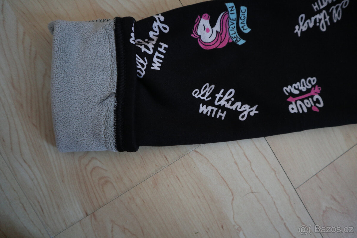 Zateplené legíny vel. 158 - 164 - 3