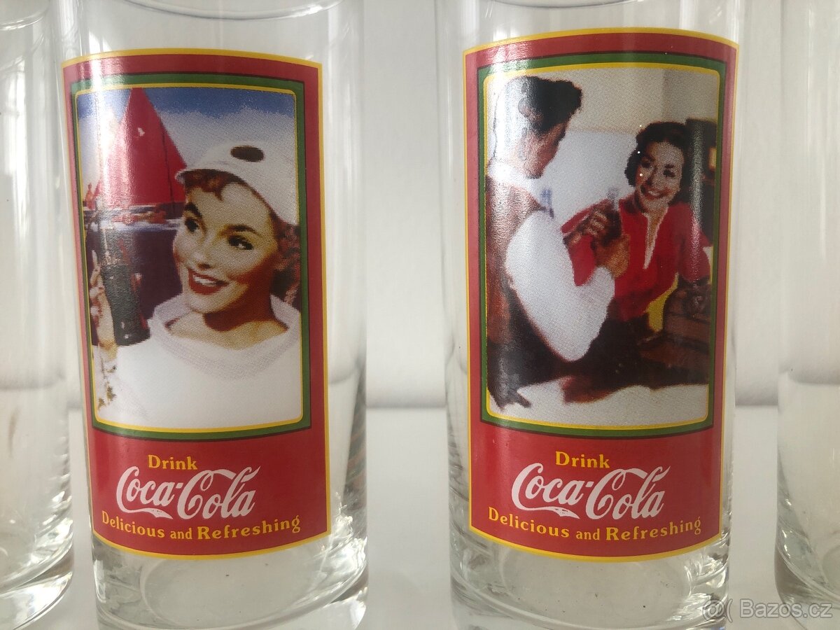 Coca Cola retro sklenicky - 6 ks - 3