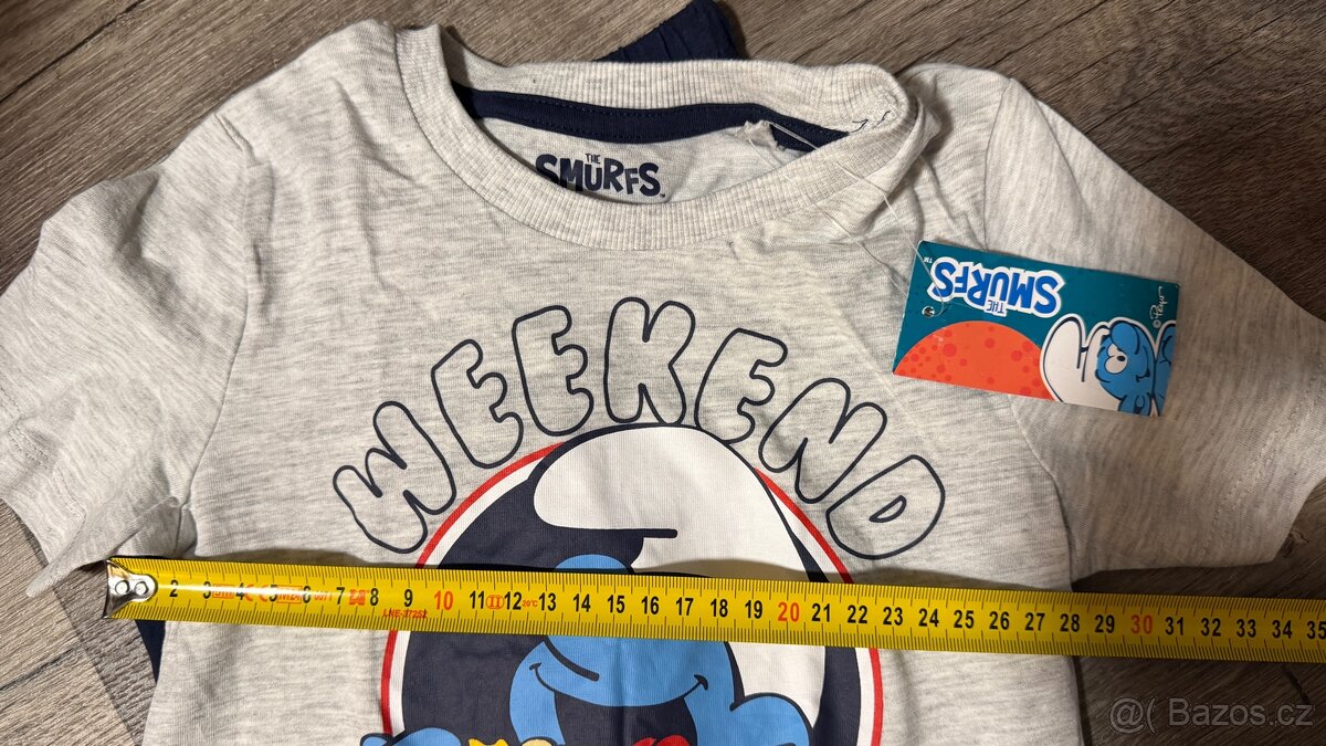 Dvoudílné pyžamo Šmoulové - 3