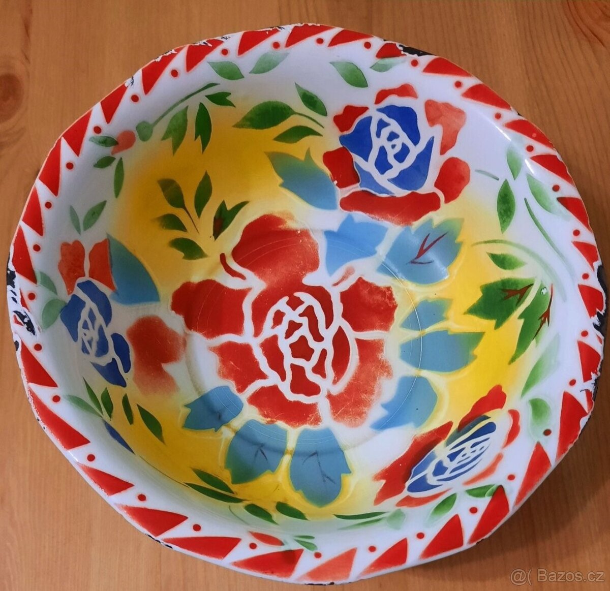 Smaltovaná retro miska - 3