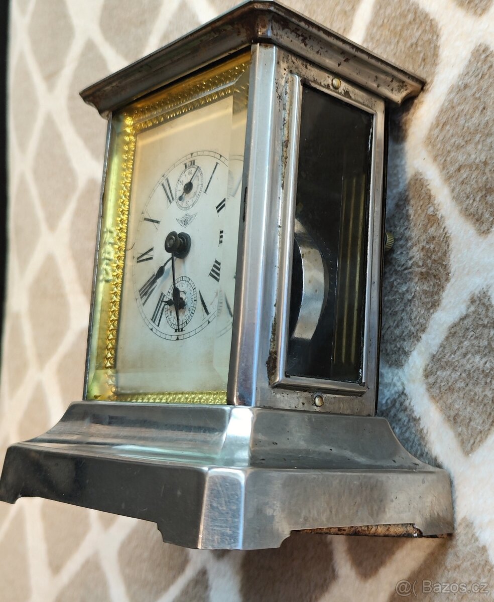 TOP starožitný luxusní budík Joker s hracím strojkem - 3