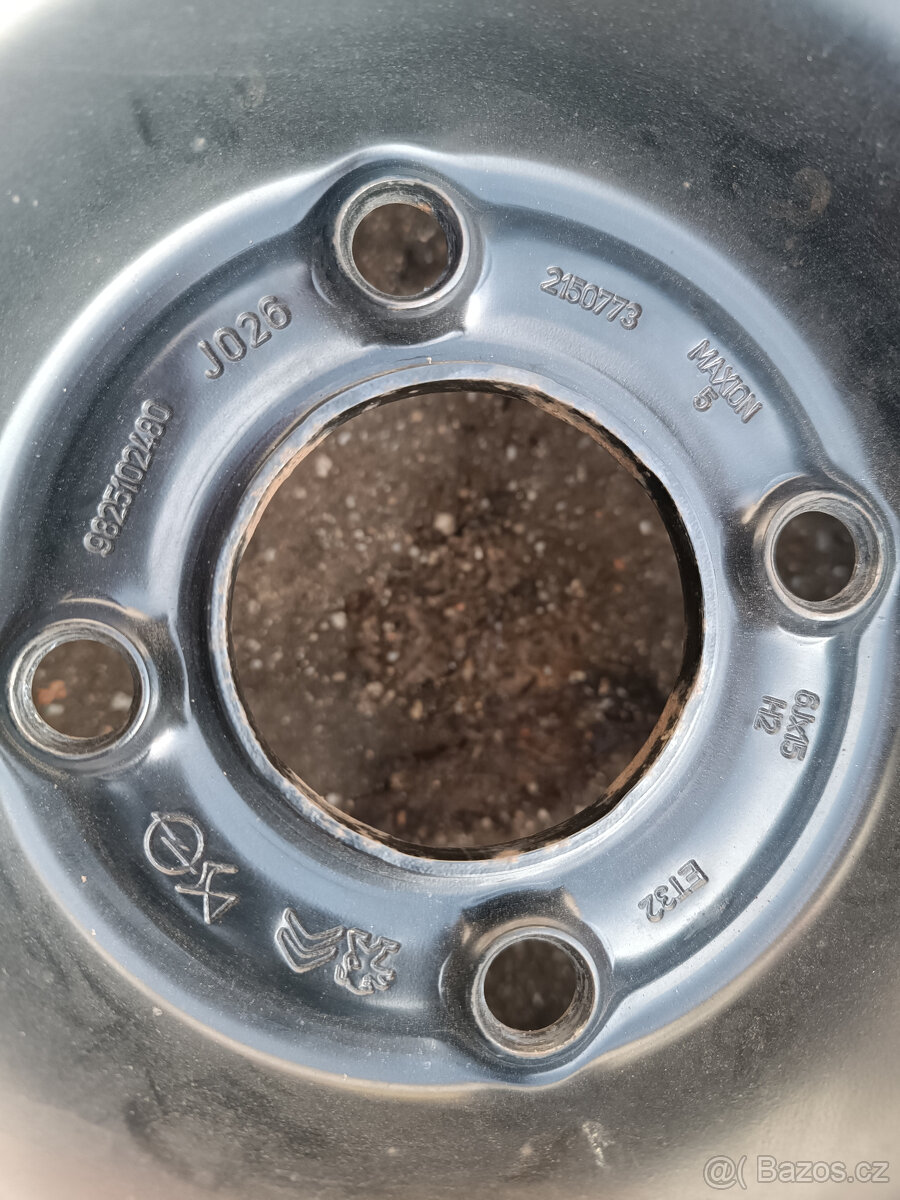 Corsa F / Peugeot 208 - disky 6x15 et32 + zimní 185/65/15 - 3