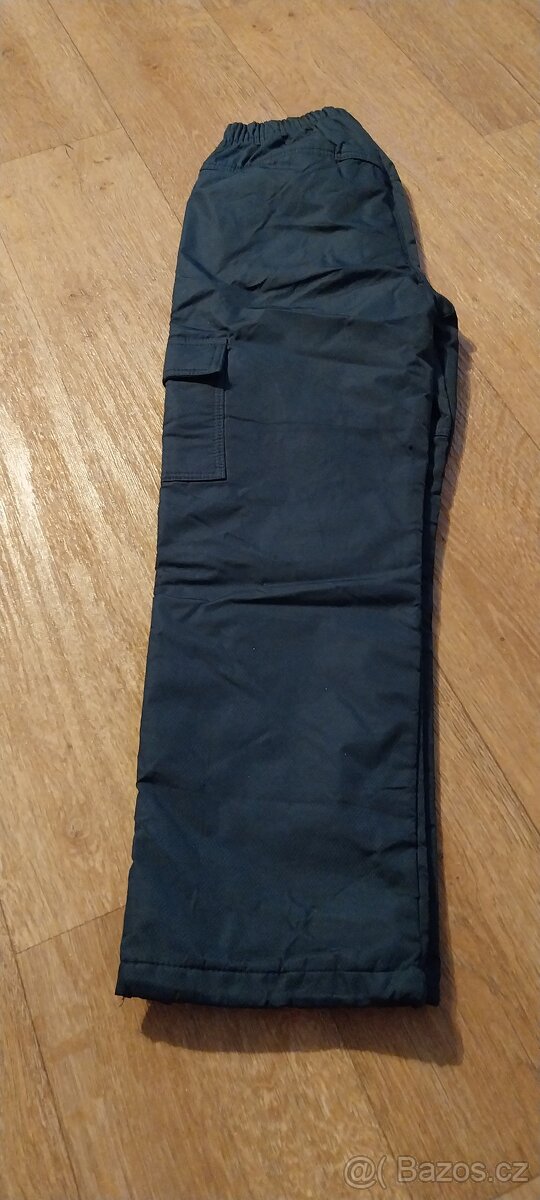 Zateplené nepromokavé kalhoty vel. 146 - 3