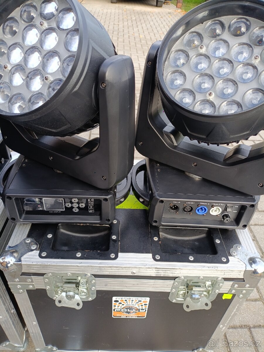 6 ks Head Led WASH 19x15 Wat+ case - 3