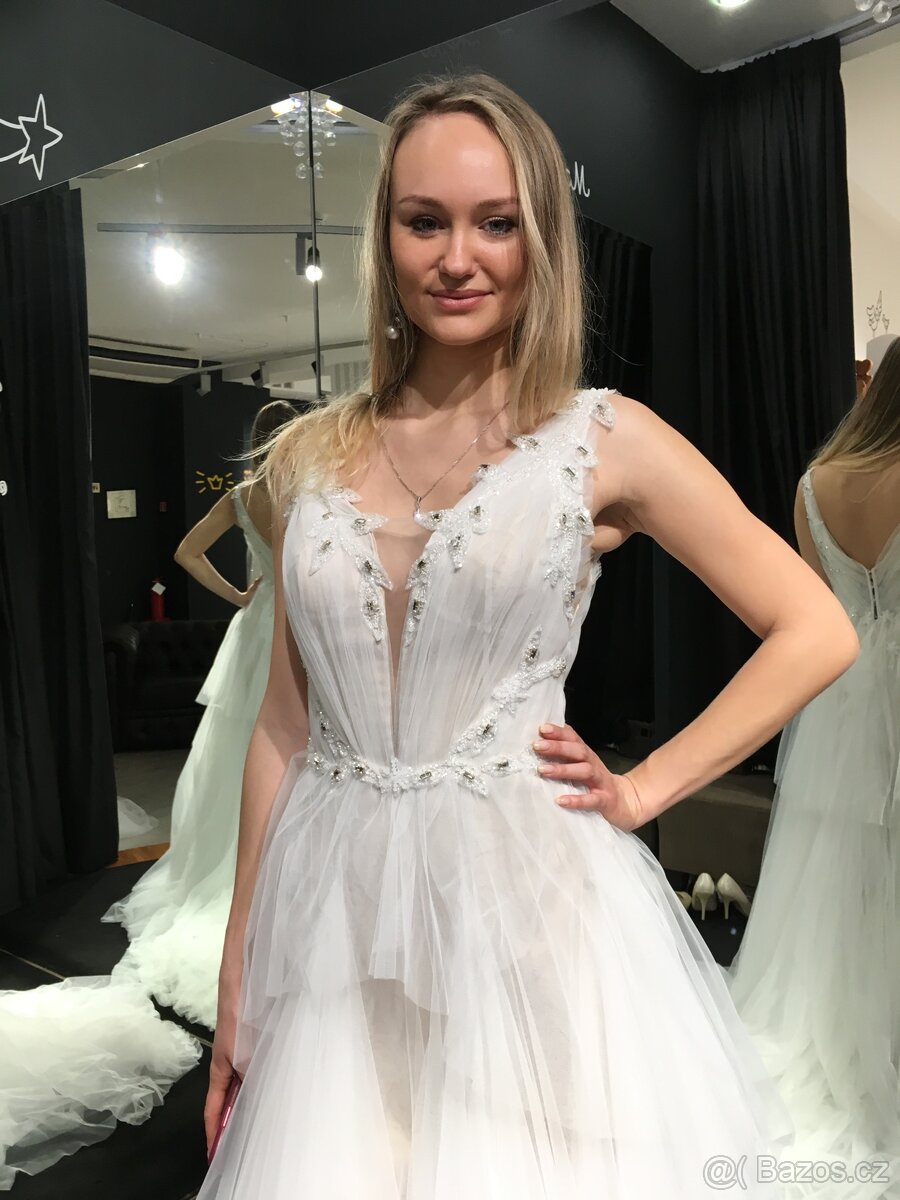 Svatební šaty, vel. 36 - 3