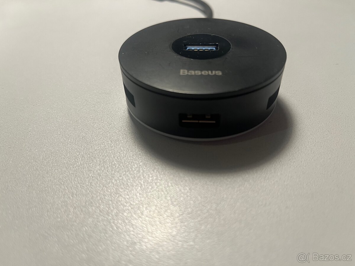 Baseus Adaptér 4x USB Round Box USB, USB-C - 3